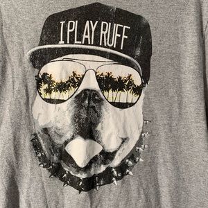 💋 Pitbull  I play RUFF t-shirt SZ M